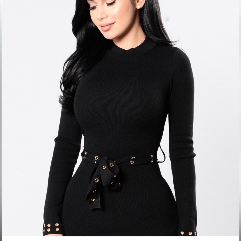 After hours black dress